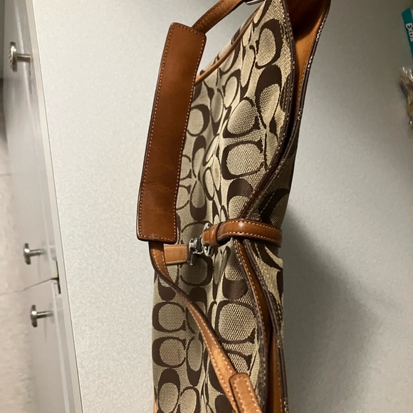 Brown/Tan Coach purse - Picture 8 of 8